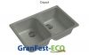 GranFest мойка для кухни ECO 15 серый