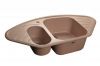 GranFest мойка для кухни Corner GF-C960E Светло-Розовый
