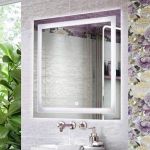 Comforty Зеркало Квадрат-90 светодиодная лента, сенсор 900*900 00004140522CF
