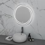 Зеркало Grossman ARMA D700 (700*700*45) LED с сенсорным выключателем и гравировкой
