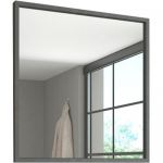 Comforty Зеркало Бредфорд-75 рама серый графит