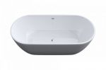 ART&MAX Акриловая ванна AM-518-1500-780 отдельно стоящая со сливом-переливом ,сифон в комплекте 