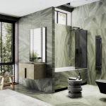 Шторка для ванны в узком профиле Maybah Glass2 MGV-128-3у