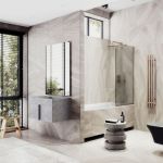 Шторка для ванны в узком профиле Maybah Glass2 MGV-129-2у