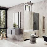 Шторка для ванны в узком профиле Maybah Glass2 MGV-125-6у
