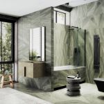 Шторка для ванны в узком профиле Maybah Glass2 MGV-127-3у