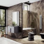 Шторка для ванны в узком профиле Maybah Glass2 MGV-130-5у