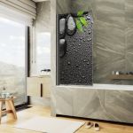 MaybahGlass шторка поворотная фп015 1400*700 6 мм MGV-929-ФП015-6 с фотопечатью